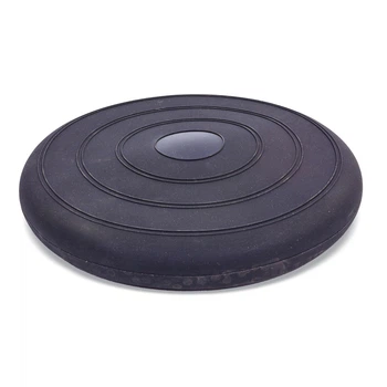 Подушка балансировочная BALANCE CUSHION (PVC, d-34см, 900гр, Черный) (FI-5682_Черный)