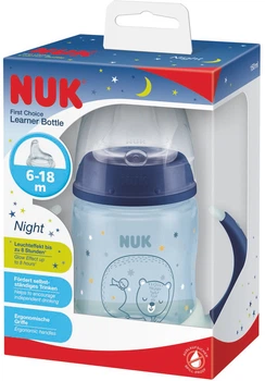 Butelka Nuk First Choice Plus z uchwytami 150 ml Niebieska (4008600400400)