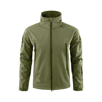 Тактическая куртка № 2 Lesko A012 Green M форменная одежда для спецслужб мужская