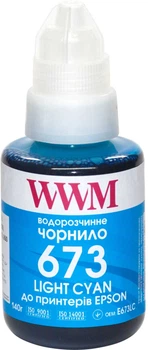Чорнило WWM 673 для Epson L800 140 г Light Cyan (E673LC)