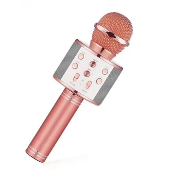 Высококачественный беспроводной Bluetooth караоке-микрофон UTM WS858 Pink