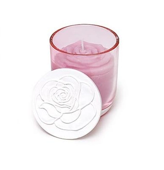 Набір свічок ароматизованих в склі з порцелянової кришкою Bon 408-040 (120г), 12 шт (AND002971)