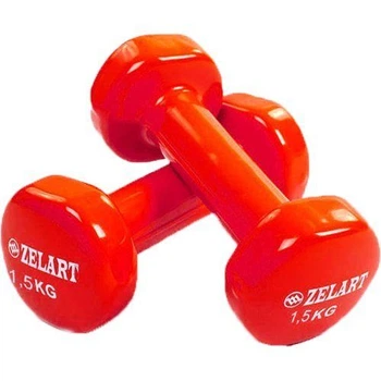 Гантели для фитнеса Zelart TA-5225 1,5 кг пара Красный (56363038)