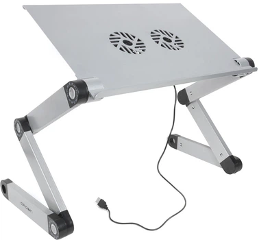 Столик для ноутбука Crown CMLS-116G Silver (CMLS-116G)