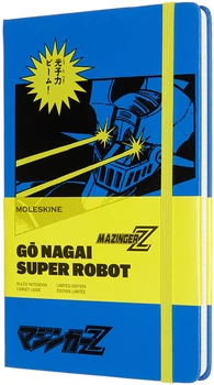 Записная книга Moleskine Go Nagai Super Robot 13 х 21 см 240 страниц в линейку Синяя (8056420853728)