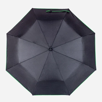 Зонт складной Bergamo 7040009 полуавтомат Черный/Зеленый (3660734043604)