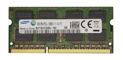Оперативная память Samsung 8 GB SO-DIMM DDR3L 1600 MHz (M471B1G73EB0-YK0)