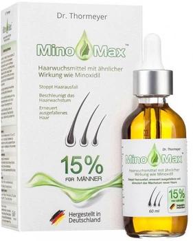 Лосьйон для чоловіків MinoMax Hair Lotion 15% для відновлення і росту волосся 60 мл (4820175980046/4270001445896)
