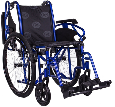 Инвалидная коляска MILLENIUM IV синяя р.45 (OSD-STB4-45)