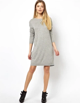 Ангоровое плаття-светр Asos M сірий (As/182-o)