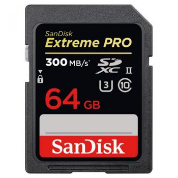 Карта памяти SanDisk 64GB SDXC class 10 UHS-II 4K Extreme Pro (SDSDXPK-064G-GN4IN). 44749