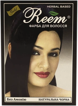 Краска для волос Reem Gold Черная 60 г (8906029310064)