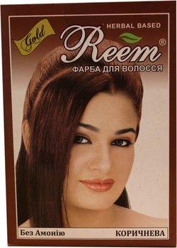 Фарба для волосся Reem Gold Коричнева 60 г (8906029310071)