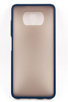 Панель Fine Line Matte для POCO X3 (blue)