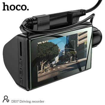 Видеорегистратор HOCO Dual Cameras Driving Recorder Di07 |HD, 2 Camera|