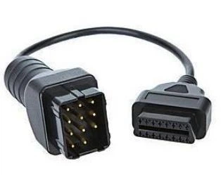 Переходник на RENAULT (Рено) OBD2 12/16 pin с 12 на 16 пин (614900718) Черный