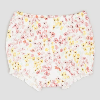 Шорты H&M 68см белый цветы 4865395