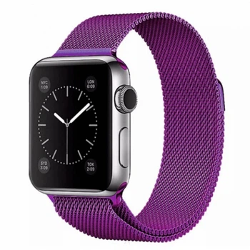 Ремінець Міланська петля / Milanese Loop для Apple Watch 38mm / 40mm / 41mm / 42mm Purple