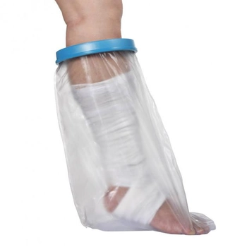 Защитное приспособление для мытья ног Lesko JM19136 защита ран гипса от попадания воды водонепроницаемый (F_3643-10420)