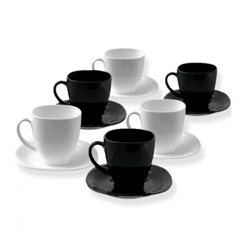 Сервиз чайный Luminarc Carine Black/White D2371 (220 мл, 12 пр)