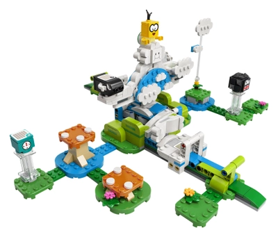 Конструктор LEGO Super Mario Дополнительный набор «Небесный мир лакиту» 484 детали (71389)