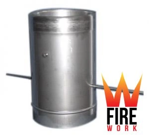 Дымоход Кагла ø250 Fire Work Нержавеющая сталь одностенный AISI 321 1мм