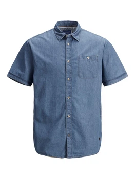 Рубашка Jack & Jones M Голубой 12170816LightBlue