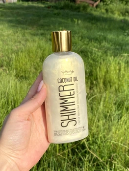 Кокосовое масло Top Beauty для загара с шиммером Shimmer Coconut Oil Perl 200мл