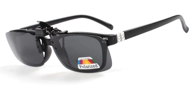 Поляризационная накладка на очки RockBros чёрная маленькая