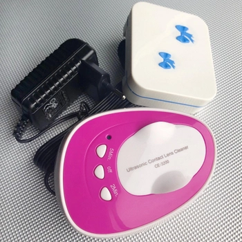 Ультразвуковой очиститель контактных линз Jeken СE-3200 малиновый