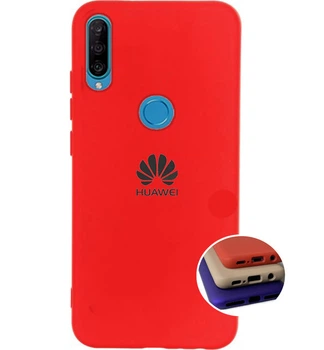 Чехол Silicone FULL case для Huawei P40 Lite e (24) Red красный
