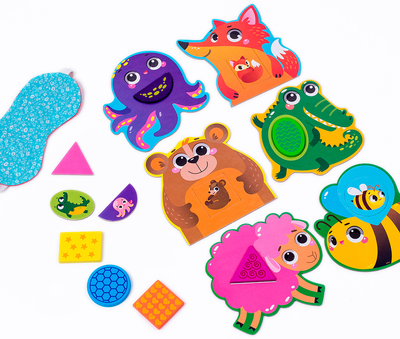 Деревянная мозаика Vladi Toys Зверушки (укр) (ZB2002-05)