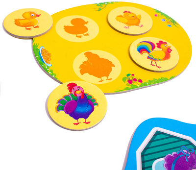 Развивающий набор 3 в 1 Vladi Toys Ферма (укр) (VT2901-03)