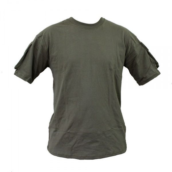 Футболка MIL-TEC тактическая T-Shirt OD XL Зеленый (11019201) 
