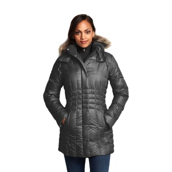 Куртка Eddie Bauer Women High Pass Down Parka BLACK XS Черный (9942BKN)