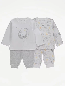 Комплект пижам George Tiny Tatty Teddy 86-92 см 2шт разноцветные