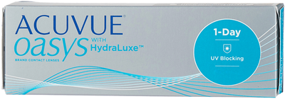 Контактні лінзи Johnson&Johnson Acuvue Oasys 1-Day with Hydraluxe BC=8.5 DIA=14.3 PWR=-0.75 10 лінз