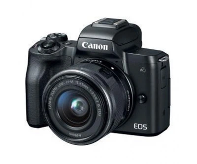 Беззеркальный фотоаппарат Canon EOS M50 kit (15-45mm + 55-200mm) IS STM Black (2680C054)
