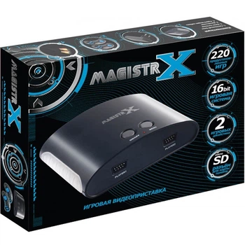Ігрова приставка Sega Magistr X 220 вбудованих ігор Сега і підтримка карт пам'яті