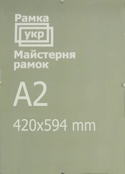 Антирама Рамка.укр 42х59,4 прозрачный пластик A420-594-322