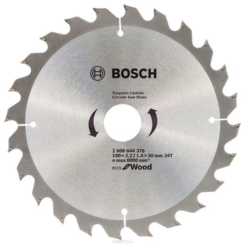 Пильный диск Bosch Eco for Wood 190x2,2x30-48T (2608644377)