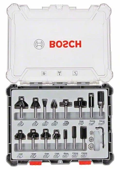 Набір комбінованих фрез Bosch 8 мм, 15 шт (2607017472)