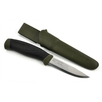 Ніж Morakniv 12494 Companion Green Heavy Duty MG вуглецева сталь