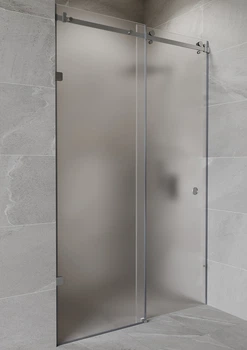 Розсувна душова кабіна S-Mix 200х145 см (ширина пройому 145-150 см) Матова