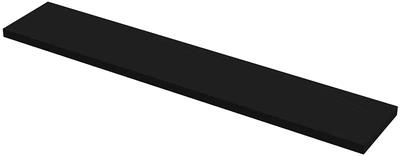 Полка DC Gina 1385х255х32 мм Черная ordf (DC123987)