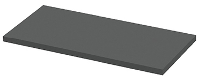 Полка DC Gina 454х200х16 мм Графитовая ordf (DC123796)