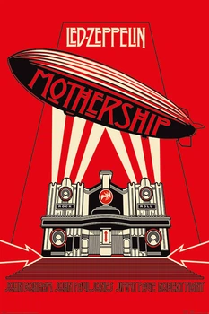 Постер плакат "Led Zeppelin (Mothership Red)" 61x91.5см Pyramid International (ps-001461)