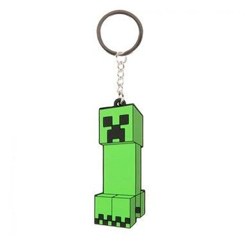 Брелок MINECRAFT Creeper Anatomy Flip (Майнкрафт Крипер Ползучая Анатомия) 7,5 см Зеленый (86670)
