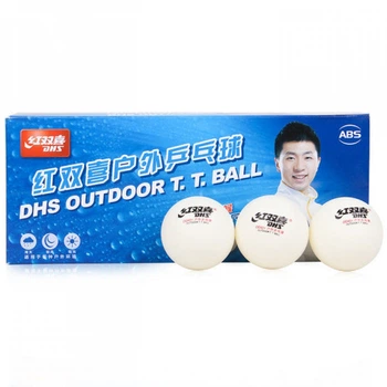 М'ячі для настільного тенісу DHS Cell-Free Dual Outdoor 40+ мм (10 шт)