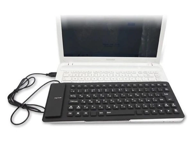 Гибка силиконовая клавиатура USB FLEXIBLE X3 Black